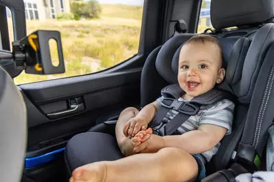 Baby in car seat